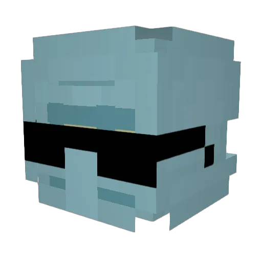 khicondones Minecraft avatar head, 3D render