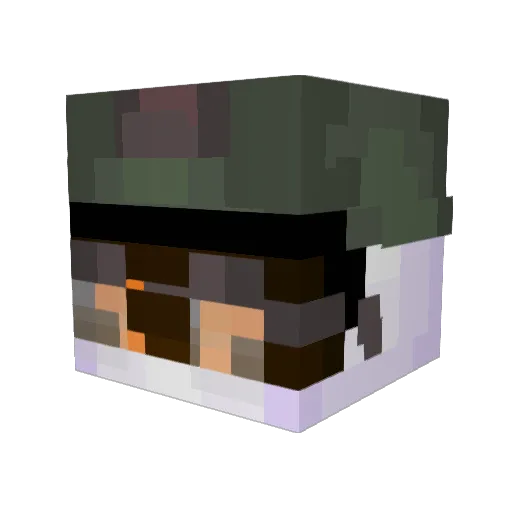 khiino36 Minecraft avatar head, 3D render