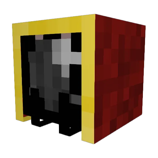 khobgood Minecraft avatar head, 3D render