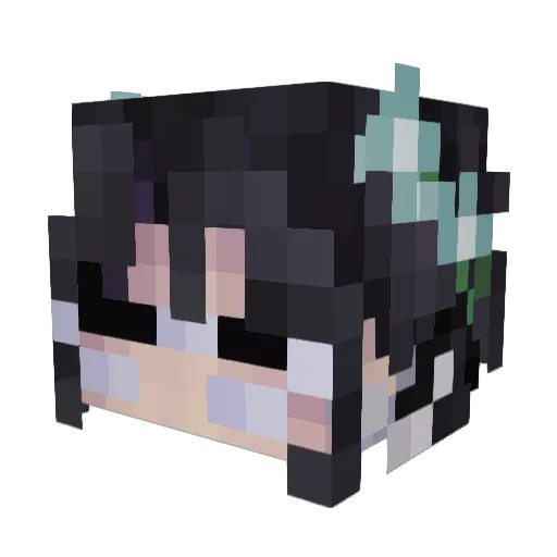 kholyski Minecraft avatar head, 3D render