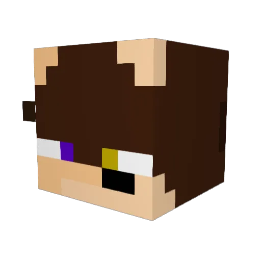 khrill Minecraft avatar head, 3D render