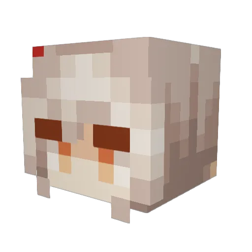 khs0811 Minecraft avatar head, 3D render
