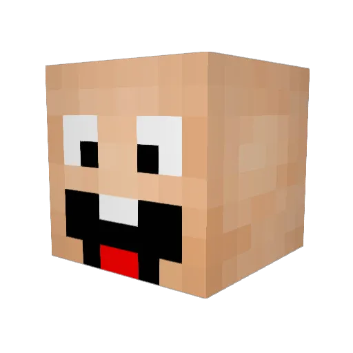 khs368000 Minecraft avatar head, 3D render