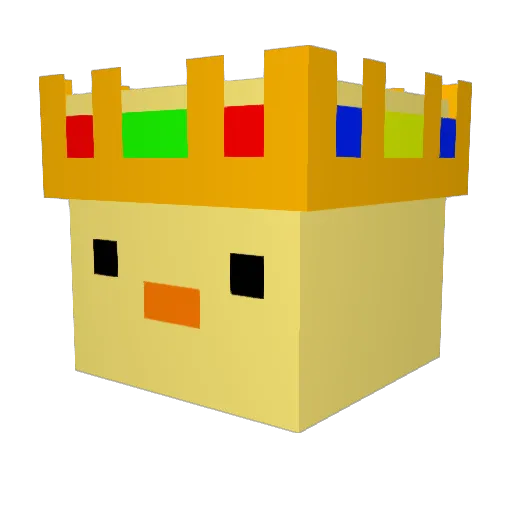 khubert1 Minecraft avatar head, 3D render