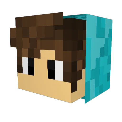 khusayem12 Minecraft avatar head, 3D render