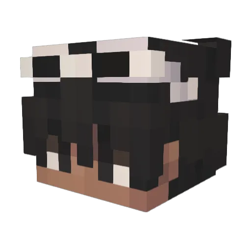 khwf Minecraft avatar head, 3D render