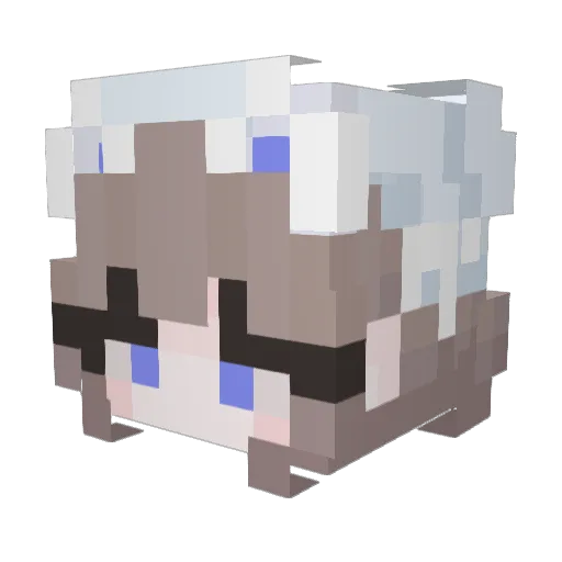 khy316 Minecraft avatar head, 3D render