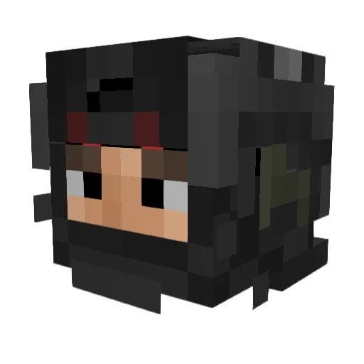 khye1 Minecraft avatar head, 3D render