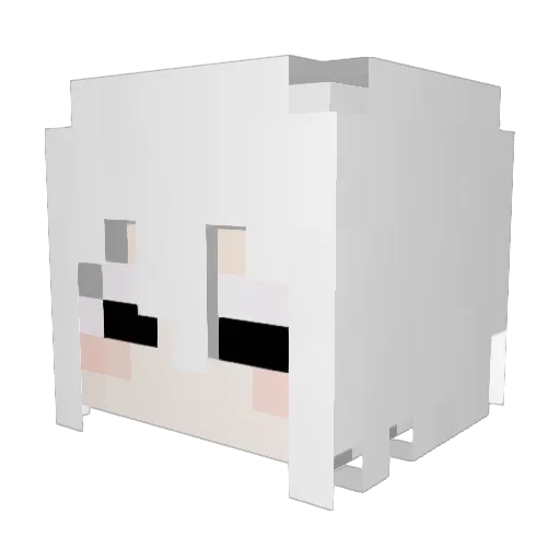 ki2a Minecraft avatar head, 3D render
