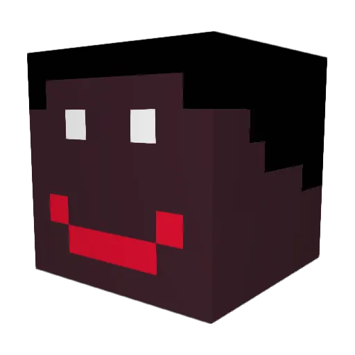 kiIIer007cedric Minecraft avatar head, 3D render