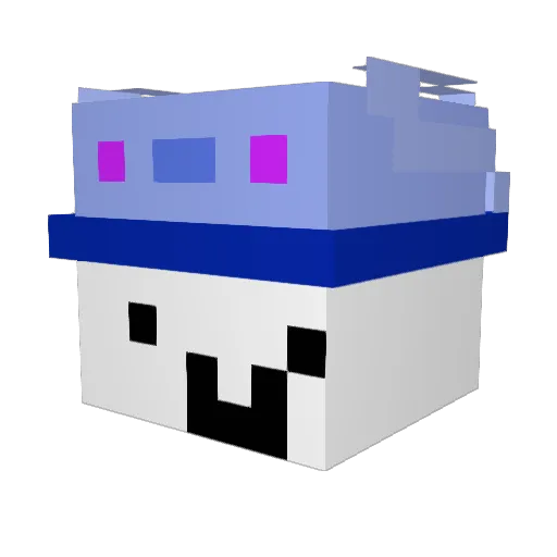 kiIIerwaffle Minecraft avatar head, 3D render