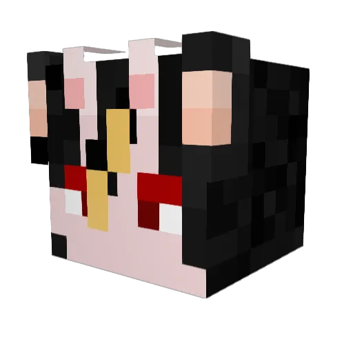 kia2192 Minecraft avatar head, 3D render