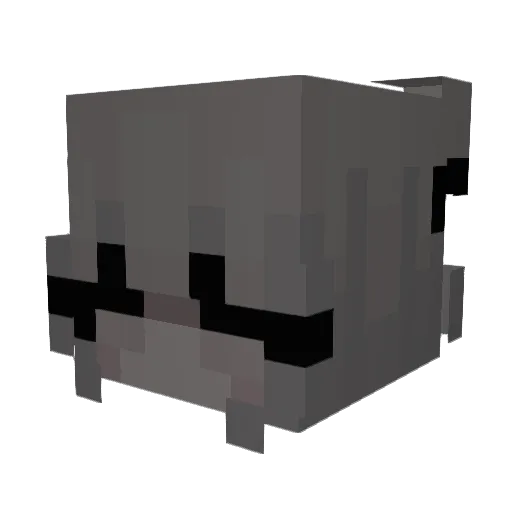 kia_smh Minecraft avatar head, 3D render