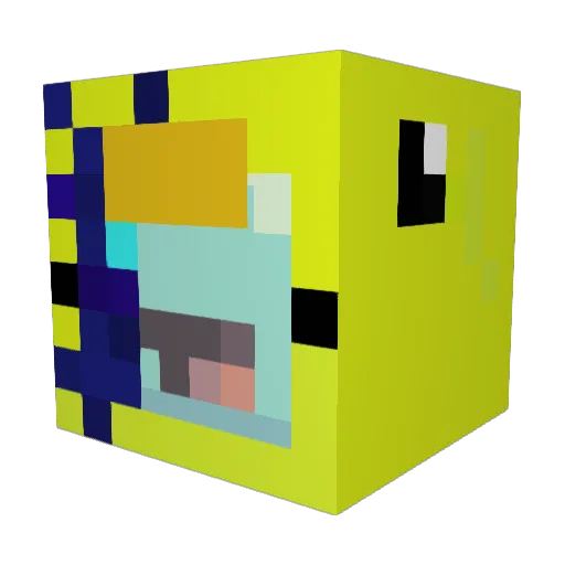kianF2009 Minecraft avatar head, 3D render