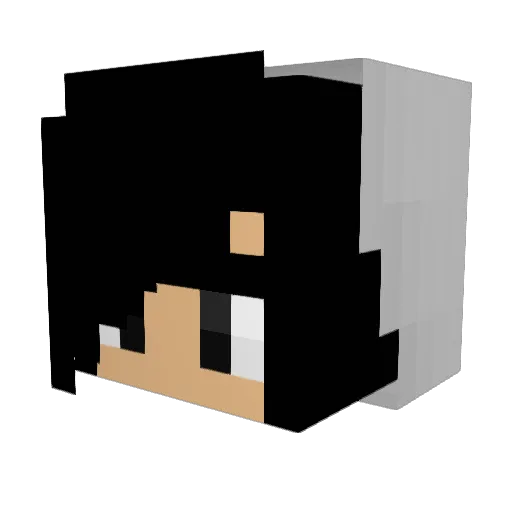 kiara200929 Minecraft avatar head, 3D render
