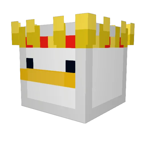 kiat00 Minecraft avatar head, 3D render