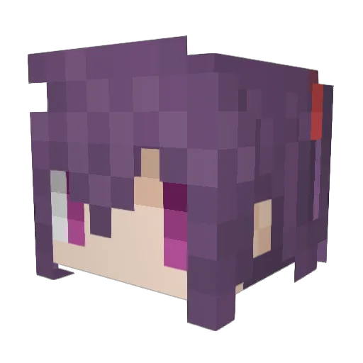 kiatsy66 Minecraft avatar head, 3D render