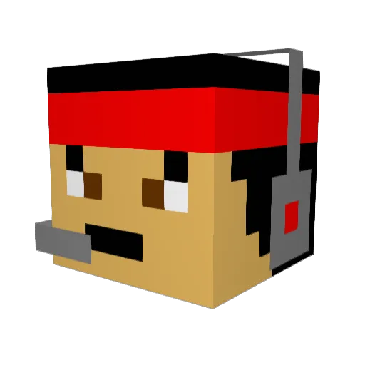 kibahotrod01 Minecraft avatar head, 3D render
