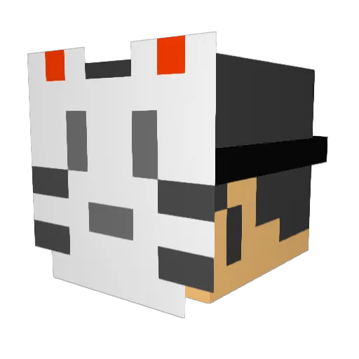kibidango66 Minecraft avatar head, 3D render
