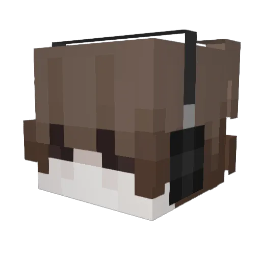 kibin12345 Minecraft avatar head, 3D render