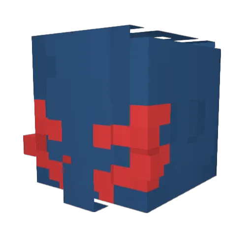 kic003 Minecraft avatar head, 3D render