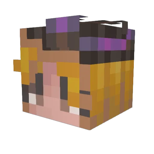 kichit94 Minecraft avatar head, 3D render