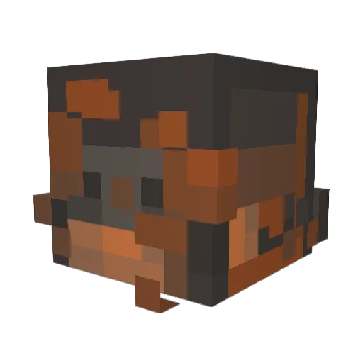 kickdrumchewgum Minecraft avatar head, 3D render