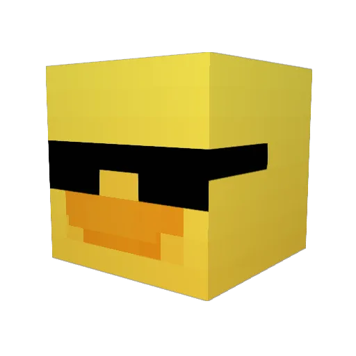 kickflip9 Minecraft avatar head, 3D render
