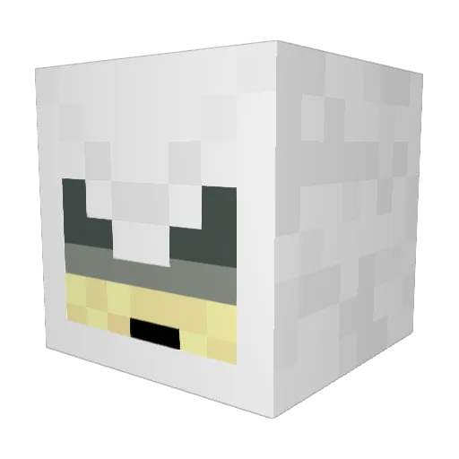 kickles135 Minecraft avatar head, 3D render