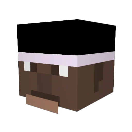 kickz57 Minecraft avatar head, 3D render