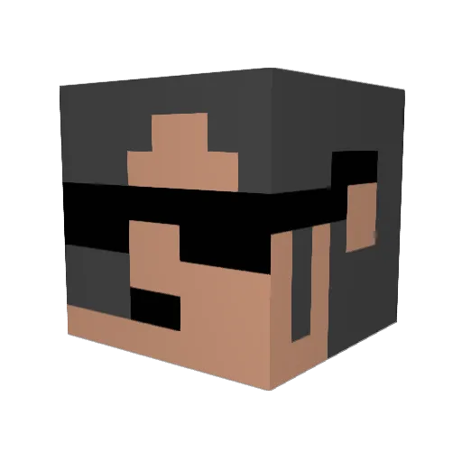 kid9940boys Minecraft avatar head, 3D render