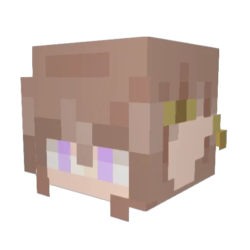 kidcupcake23 Minecraft avatar head, 3D render