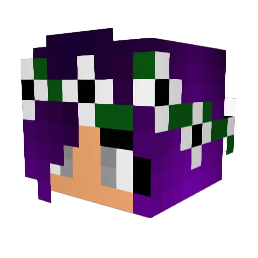 kiddooo95 Minecraft avatar head, 3D render
