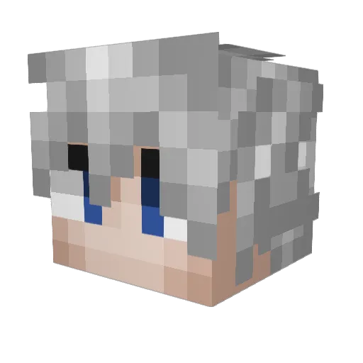 kide169 Minecraft avatar head, 3D render