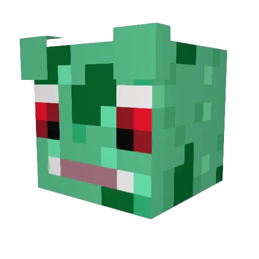 kidly03 Minecraft avatar head, 3D render