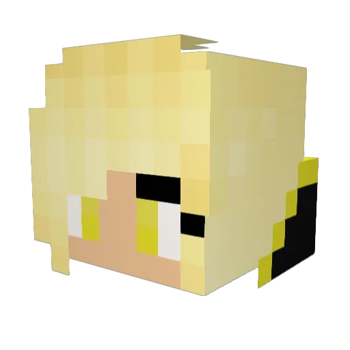 kidmojo97 Minecraft avatar head, 3D render