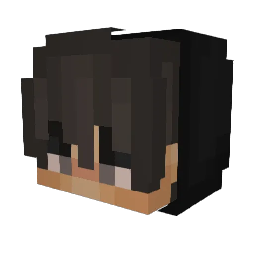kido_1124 Minecraft avatar head, 3D render