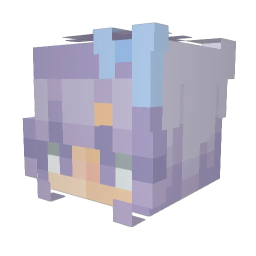 kido_210 Minecraft avatar head, 3D render
