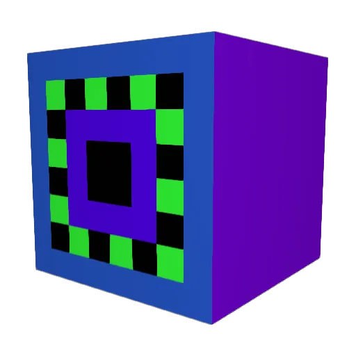 kidplayz6 Minecraft avatar head, 3D render