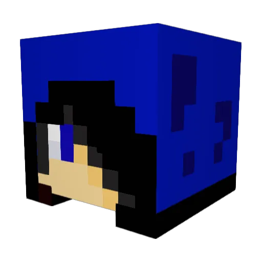 kidsoxo1 Minecraft avatar head, 3D render