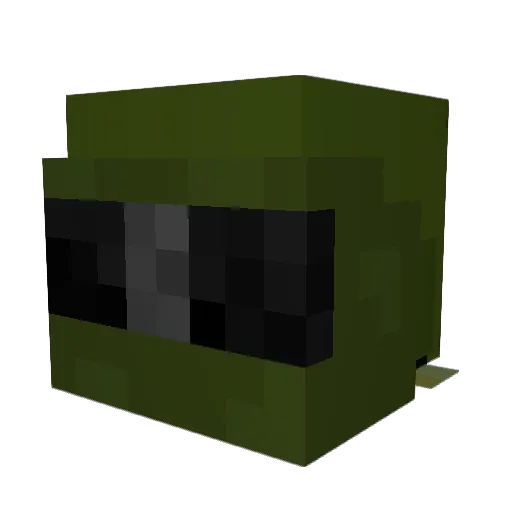 kidtrax Minecraft avatar head, 3D render
