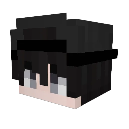 kidyui Minecraft avatar head, 3D render