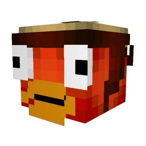 kieffertim Minecraft avatar head, 3D render
