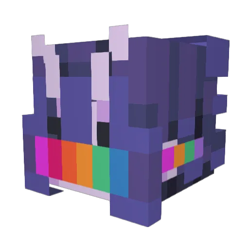 kielbaasa Minecraft avatar head, 3D render