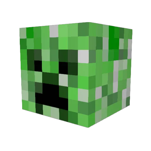 kielyo Minecraft avatar head, 3D render