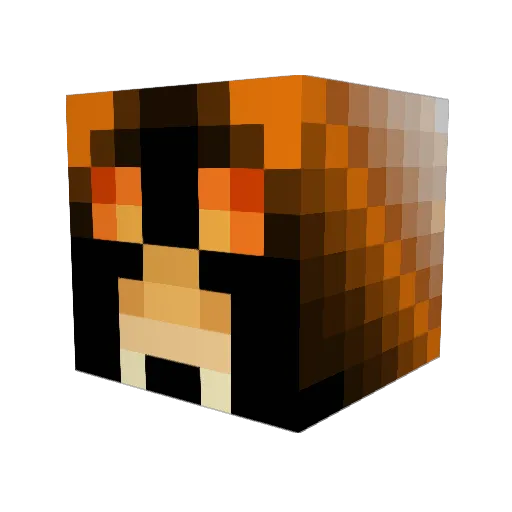 kieran511 Minecraft avatar head, 3D render