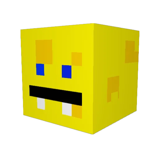 kierankissedben Minecraft avatar head, 3D render