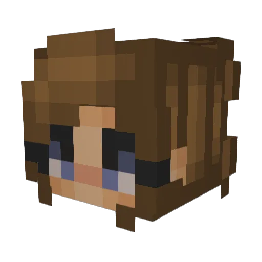 kierslayer Minecraft avatar head, 3D render