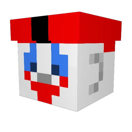kierxn321 Minecraft avatar head, 3D render