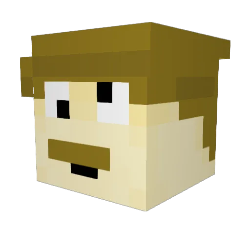 kievin2267 Minecraft avatar head, 3D render